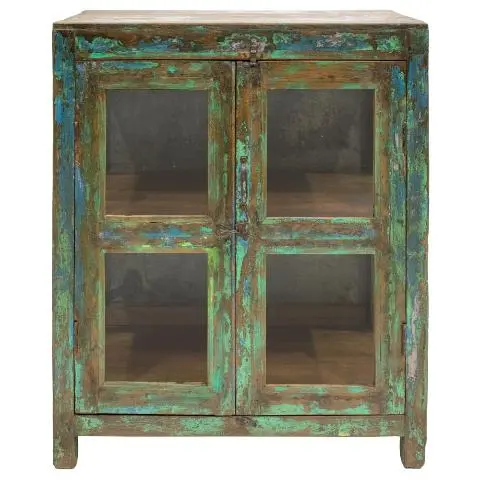 Imagen VITRINA 2/H RESTOS AZUL Y VERDE