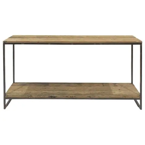 Imagen CONSOLA INDUSTRIAL METAL Y MADERA RECICLADA