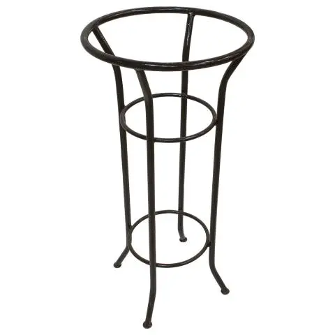 Imagen PIE FORJA BAR REDONDO 50CM DIAM. X 102CM ALTO