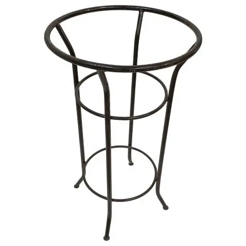 Imagen PIE FORJA BAR REDONDO 60CM DIAM. X 102CM ALTO