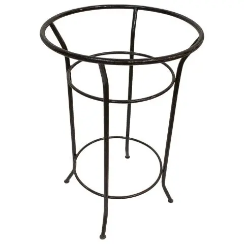 Imagen PIE FORJA BAR REDONDO 60CM DIAM. X 102CM ALTO