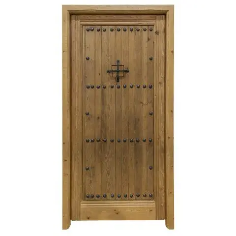 Imagen PUERTA ANTIGUA 1/H CON POSTIGO Y CLAVOS FORJA
