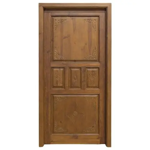 Imagen PUERTA ANTIGUA 1/H CUARTERONES TALLA FLORAL