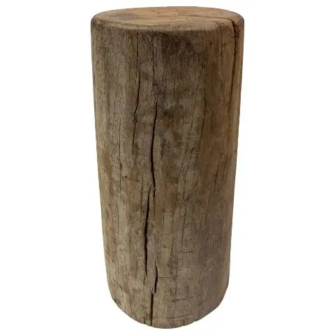 Imagen PEDESTAL CILINDRO ANTIGUO MADERA