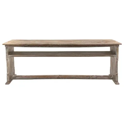 Imagen CONSOLA PUTITRE ANTIGUA PATINA BLANCA