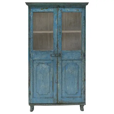 Imagen VITRINA ANTIGUA AZUL 2/H