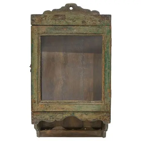 Imagen VITRINA COLGAR ANTIGUA VERDE 1/H