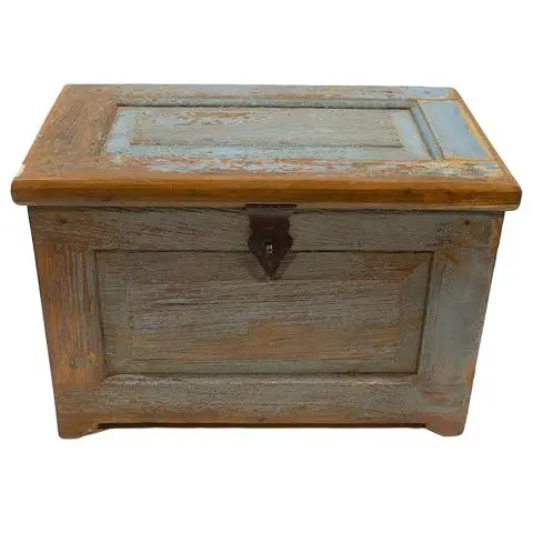 Imagen CAJA MADERA CUARTERONES ANTIGUOS COLORES