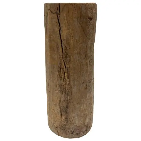 Imagen PEDESTAL CILINDRO ANTIGUO MADERA
