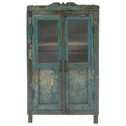 Imagen VITRINA ANTIGUA AZUL 2/H