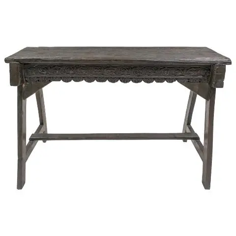 Imagen CONSOLA TALLADA NEGRO ENVEJECIDO