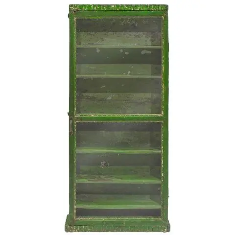 Imagen VITRINA COLGAR ANTIGUA VERDE 1/H