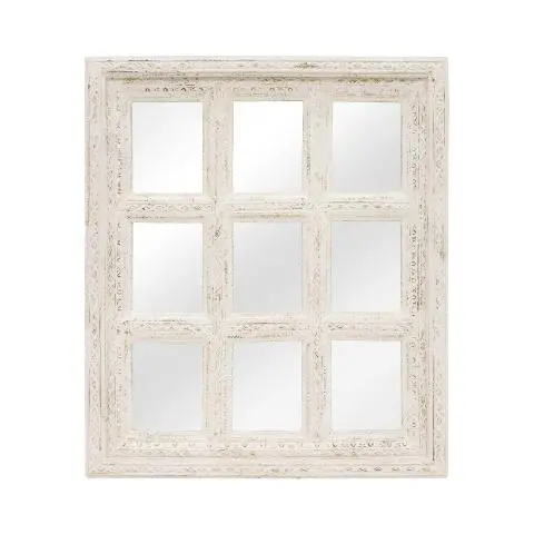Imagen ESPEJO VENTANA PALILLERIA CON TALLA BLANCO